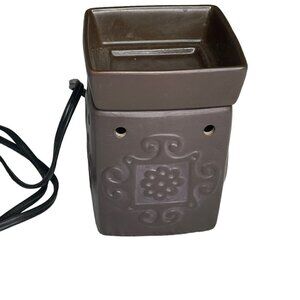 Deluxe Scentsy Warmer BROWNSTONE - Retired - EXCELLENT‎